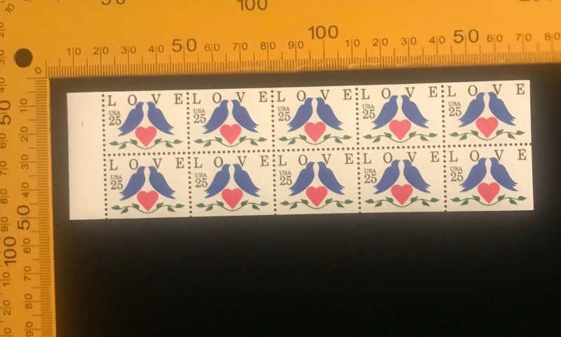 2441a Never Folded Pane, MNH PL# 1211