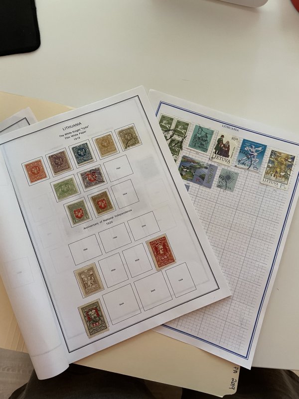 Collection of Lithuania stamps