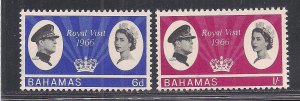 BAHAMAS SC# 228-29   FVF/MOG  1966