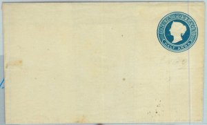 BK0288 - INDIA - POSTAL HISTORY - Stationery Cover H & G # 1 TURKEY MILL wmk!