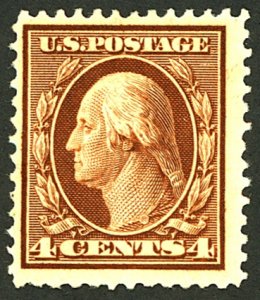 U.S. #334 MINT OG HR