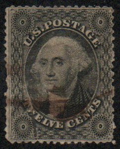 USA #36 VF, brown cancel, bold color! Retails $300