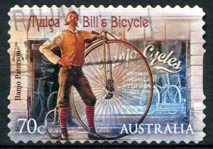 BUSH BALLADS 2014 - 70c MULGA BILL'S BICYCLE - USED SELF-ADHESIVE