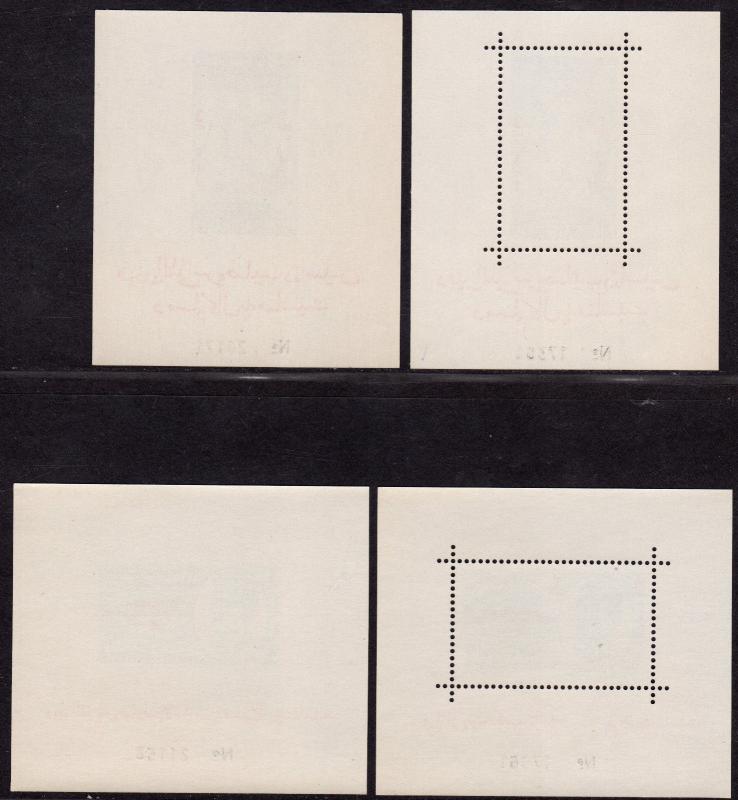 $Afganistan Sc#662C-D M/NH, complete set, set of 4 perf+imperf, Cv. $44