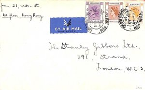 aa6804 - HONG KONG - HISTÓRIA POSTAL - CAPA de SAI YUNG PUN para INGLATERRA 1958-