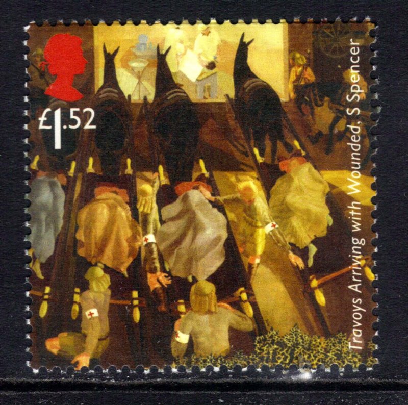 GB 2016 QE2 £1.52 Centenary WW1 Travoys Arriving SG 3841 Ex Fdc ( 713 )