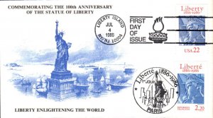 #2224 Statue of Liberty Joint KMC FDC