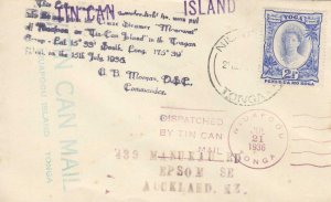 1936, Tonga Tin Can Canoe to Auckland, New Zealand (35092)