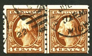 U.S. #395 USED PAIR