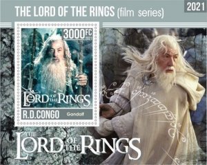 Stamps. Cinema. The Lord of the Rings 2021 year 6 sheets perforated MNH**