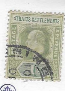 Straits Settlements #93 1c   (U) CV $5.00