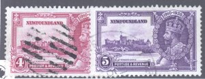 Newfoundland, Scott #226-27, Used