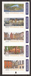 2016 Sweden -Sc 2779 - MNH VF - Complete Booklet -  Old Town Stockholm