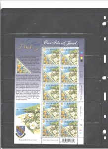 GUERNSEY,1999,EUROPA#680-683,MNH; 4 SHEETS=$8.00; 1 SET=$1.20;