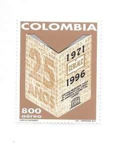 COLOMBIA 1996 NATIONAL CENTRE OF DEVELOPMENT OF BOOKS 25 YEARS MNH SC C889