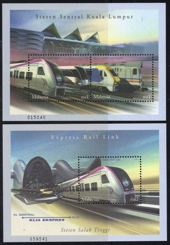 Thematic Stamps - Malaysia - Trains - Choose from dropdown menu
