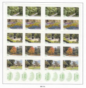 AUSTRALIA VF-MLH AUSTRALIAN BOTANIC GARDENS BOOKLET PO FRESH