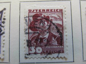 A13P27F356 Republic of Austria 1934-36 30g fine used stamp-