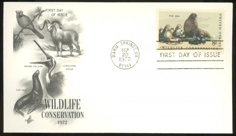 U.S. #1464 FDC F-VF