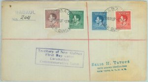 83413 -  PAPUA NEW GUINEA - POSTAL HISTORY  - Registered FDC COVER  1937 ROYALTY