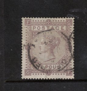 Great Britain #92a Very Fine Used With Ideal Cancel Watermark 31 Anchor