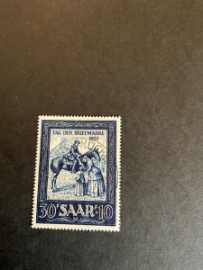 Stamps Saar Scott #B91 used