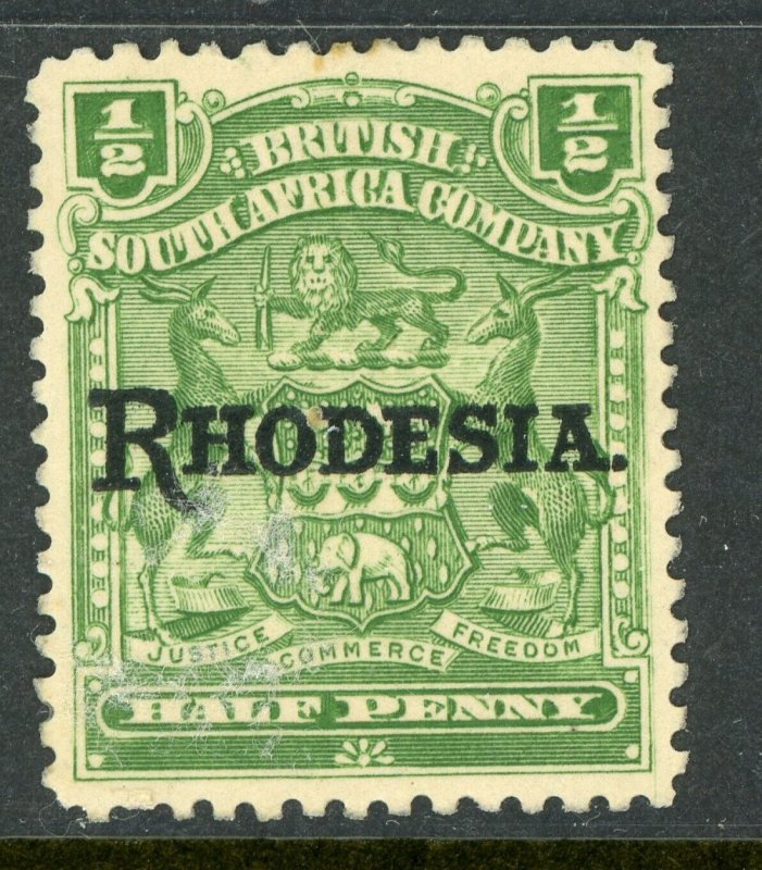 Southern Rhodesia 1911 British South Africa ½d SG #100b Unused A636