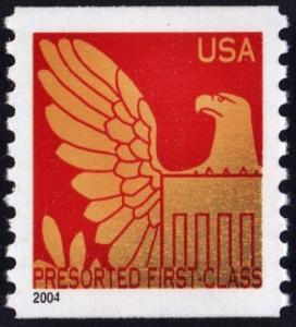 SC#3846 (25¢) Eagle Coil Single (2004) MNH