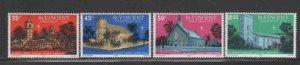 ST. VINCENT #475-478 1976 CHRISTMAS MINT VF NH O.G