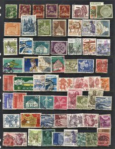 STAMP STATION PERTH Switzerland #63 Used Selection - Unchecked