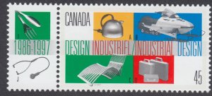 Canada - #1654 Industrial Design with Tab - MNH