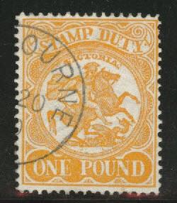 Victoria Scott AR48a SG 242 Postal-Fiscal stamp CTO