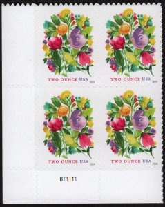 NEW ISSUE (Forever 2 oz.) Wedding Blooms Plate Block: LL #B11111 (2024) SA