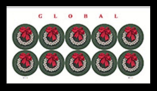 US 4936a Silver Bells Wreath global imperf NDC sheet MNH 2014