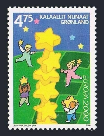 Greenland 363,MNH.Michel 355. EUROPE CEPT-2000.Millennium,Stars.