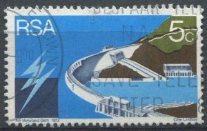 South Africa Sc#369 Used, 5c multi, H.F. Verwoerd-dam (1972)
