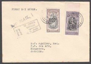 ANTIGUA 1951 University set on Registered FDC St John's to Jamaica..........T129