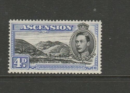 Ascension 1938/53 GV1 Defs 4d P13.5 MM SG 42c 