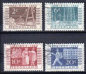 Netherlands 1952 Stamps Exhibition ITEP Utrecht Mi. 597 /600 Used