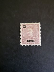 Stamps Funchal Scott #32 hinged