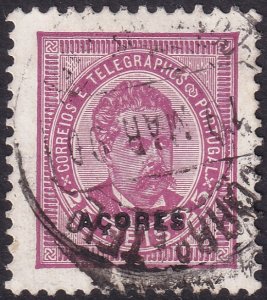 Azores 1887 Sc 62 used