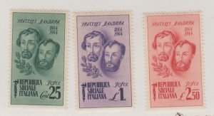 Italian Social Republic Scott #32-33-34 Stamp - Mint Set