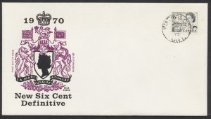 1970 #460 6c Black QEII Centennial FDC Cole Cachet Waterloo ONT CDS