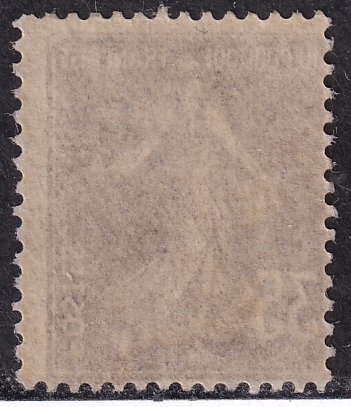 FRANCE 1906, SOWER 30c Violet No Ground M-F-VF-NH # 175b, Yvert # 136