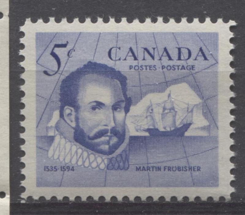 Canada #412 5c Ultramarine 1963 Sir Martin Frobisher VF 75/80 NH