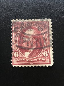 USA, Scott 256, Perf 12, Used