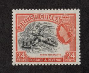 BRITISH GUIANA Sc# 261 MNH FVF Bauxite Mining