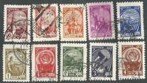 Russia  Scott 2439-2448  CTO  Short set