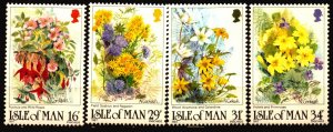 Isle of Man Scott 340 - 343 Unused NH