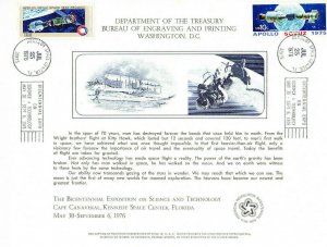 BEP B36 Bicentennial Expo Kennedy Space Ctr Flight Space #1569-70 Show Cancels